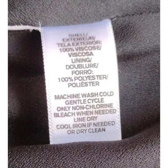 Loft Skirt 6 Front Faux Wrap Side Zip Nautical - Picture 10 of 10